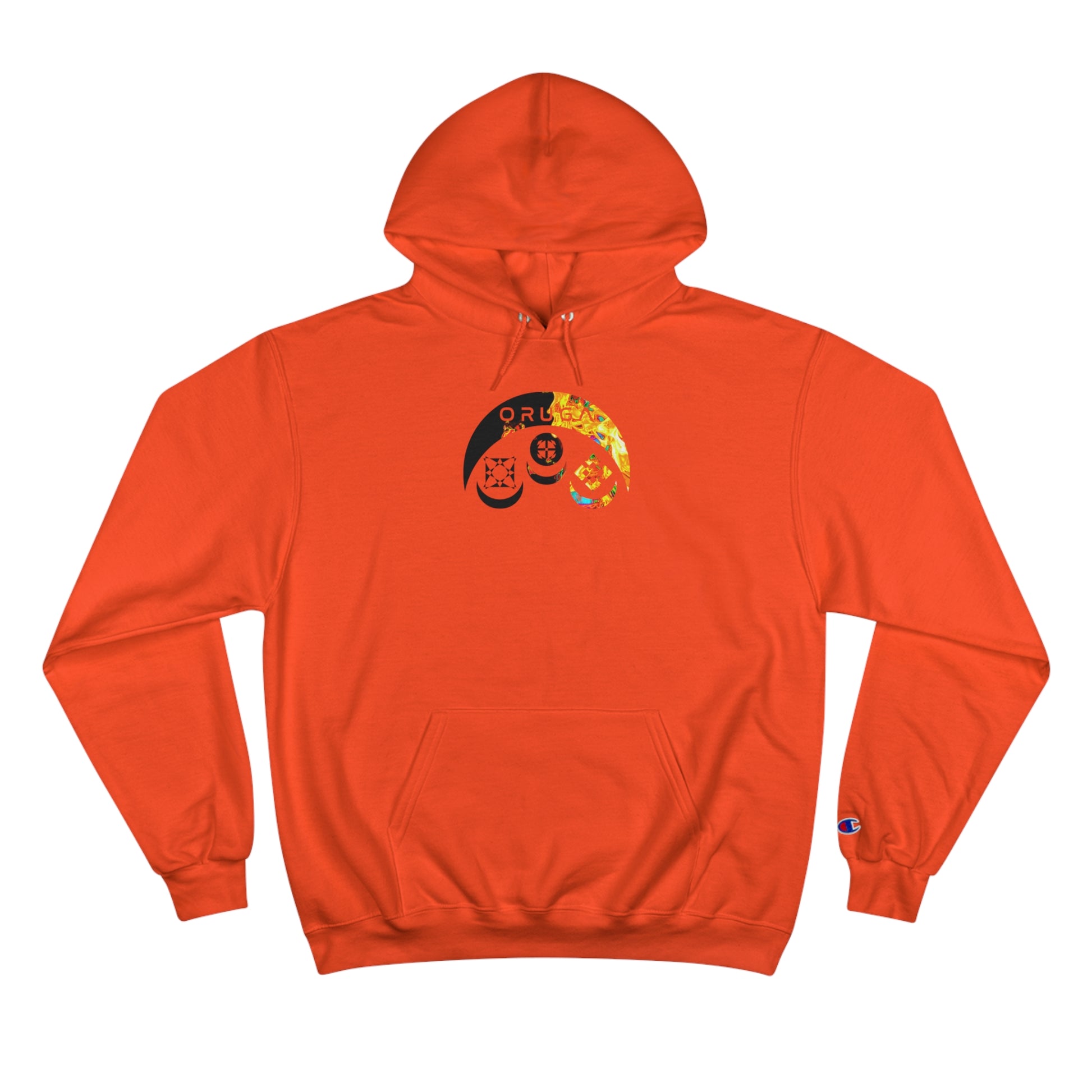 Orange Galactic Federation Hoodie | Oruga | Cincinnati Streetwear Brand