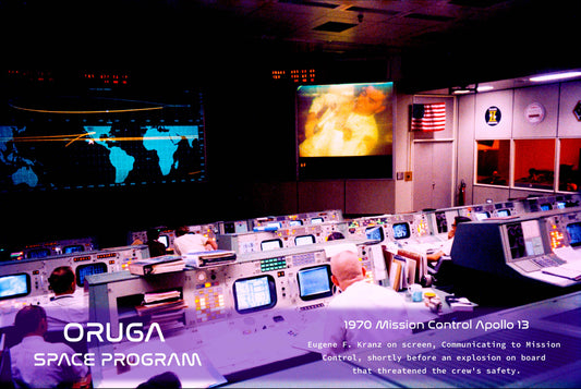 1970 Mission Control Apollo 13 by Oruga
